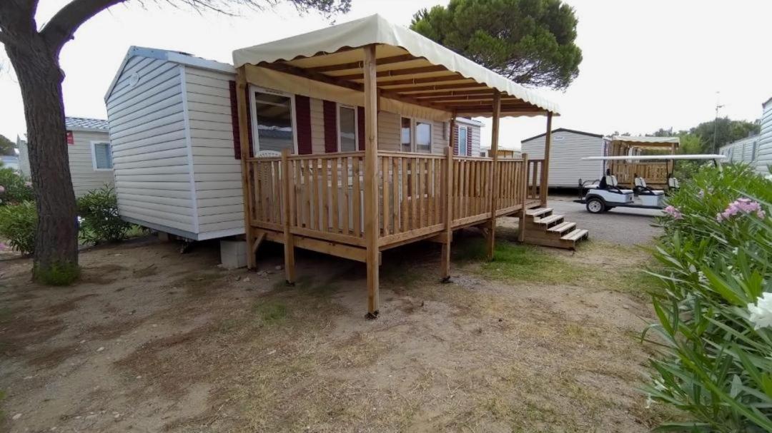 Mobil Home Camping **** Canet En Roussillon Esterno foto