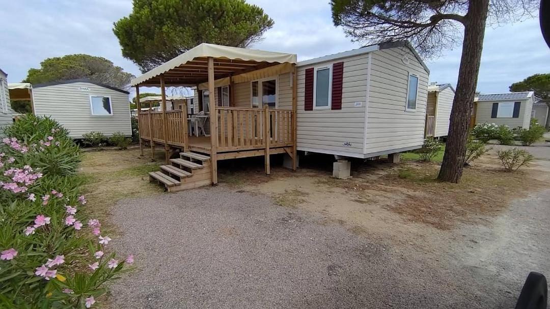 Mobil Home Camping **** Canet En Roussillon Esterno foto